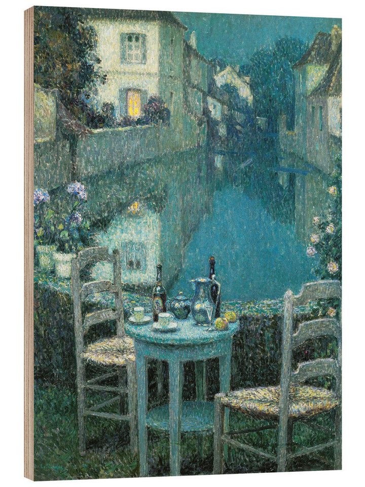 Posterlounge Poster Henri Le Sidaner, Kleiner Tisch in der Abenddämmerung, Wohnzimmer Malerei Posterlounge Poster Henri Le Sidaner, Kleiner Tisch in der Abenddämmerung, Wohnzimmer Malerei von Posterlounge
