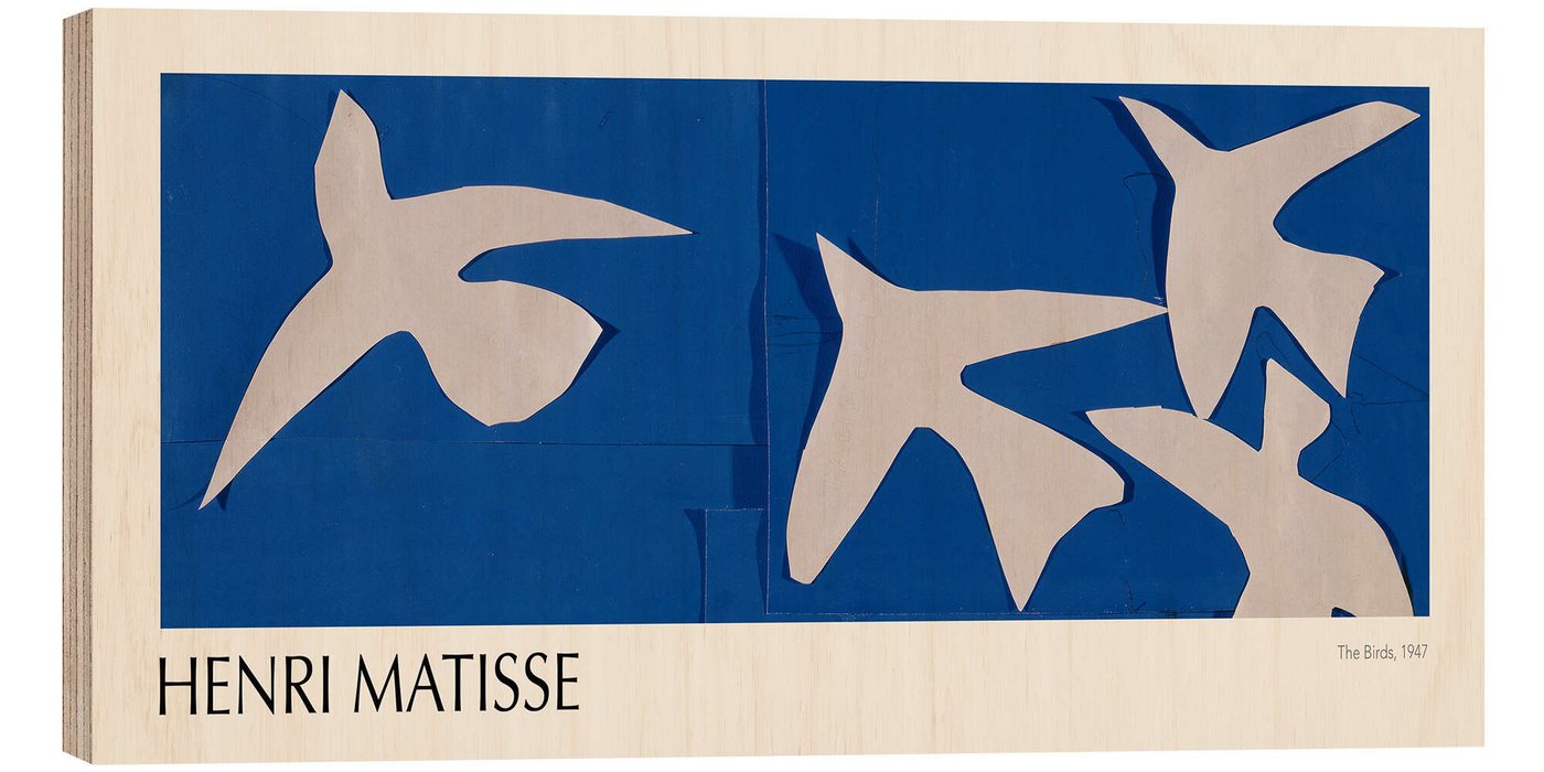 Posterlounge Wandbild The Birds, 1947, Henri Matisse, erhältlich als Poster, Leinwandbild, Wandsticker oder Acrylglasbild Posterlounge Wandbild The Birds, 1947, Henri Matisse, erhältlich als Poster, Leinwandbild, Wandsticker oder Acrylglasbild von Posterlounge