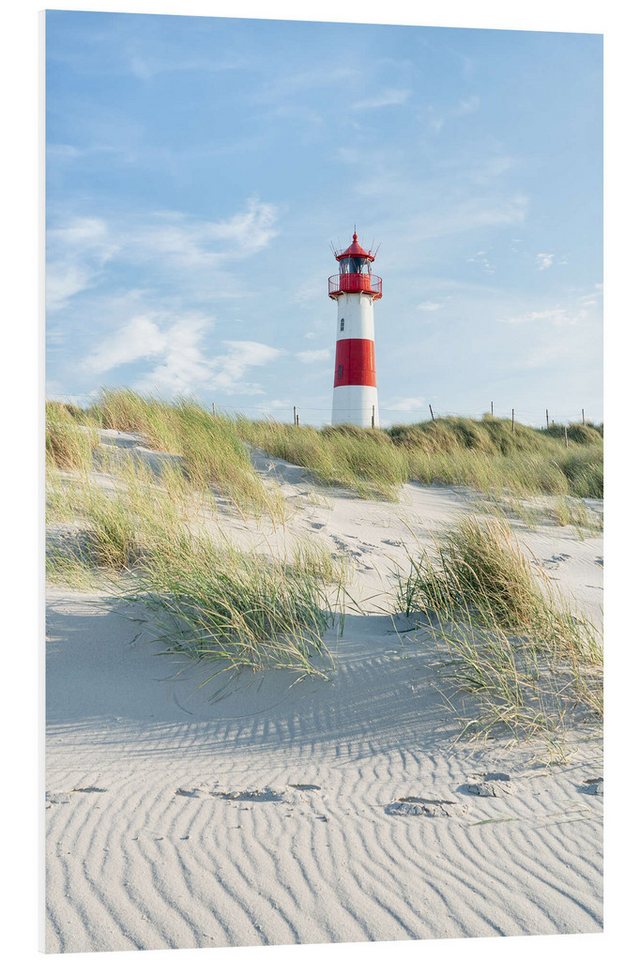 Posterlounge Poster Jan Christopher Becke, Leuchtturm List Ost auf Sylt, Badezimmer Maritim Fotografie von Posterlounge