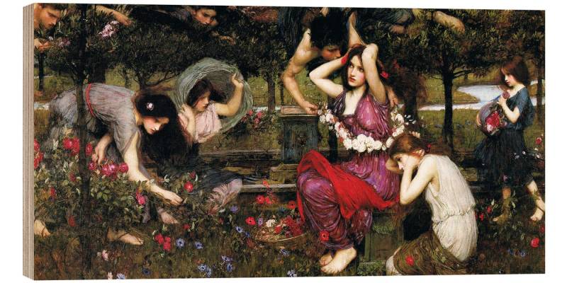 Posterlounge Wandbild Flora, John William Waterhouse, erhältlich als Poster, Leinwandbild, Wandsticker oder Acrylglasbild Posterlounge Wandbild Flora, John William Waterhouse, erhältlich als Poster, Leinwandbild, Wandsticker oder Acrylglasbild von Posterlounge