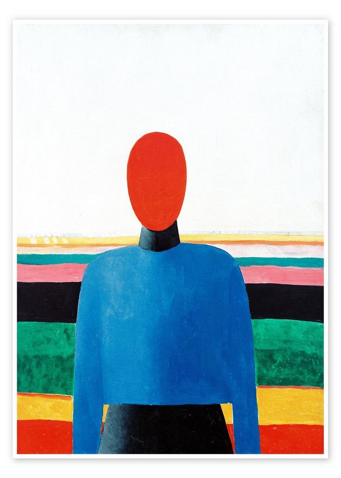 Posterlounge Poster Kasimir Sewerinowitsch Malewitsch, Weiblicher Torso, Malerei von Posterlounge
