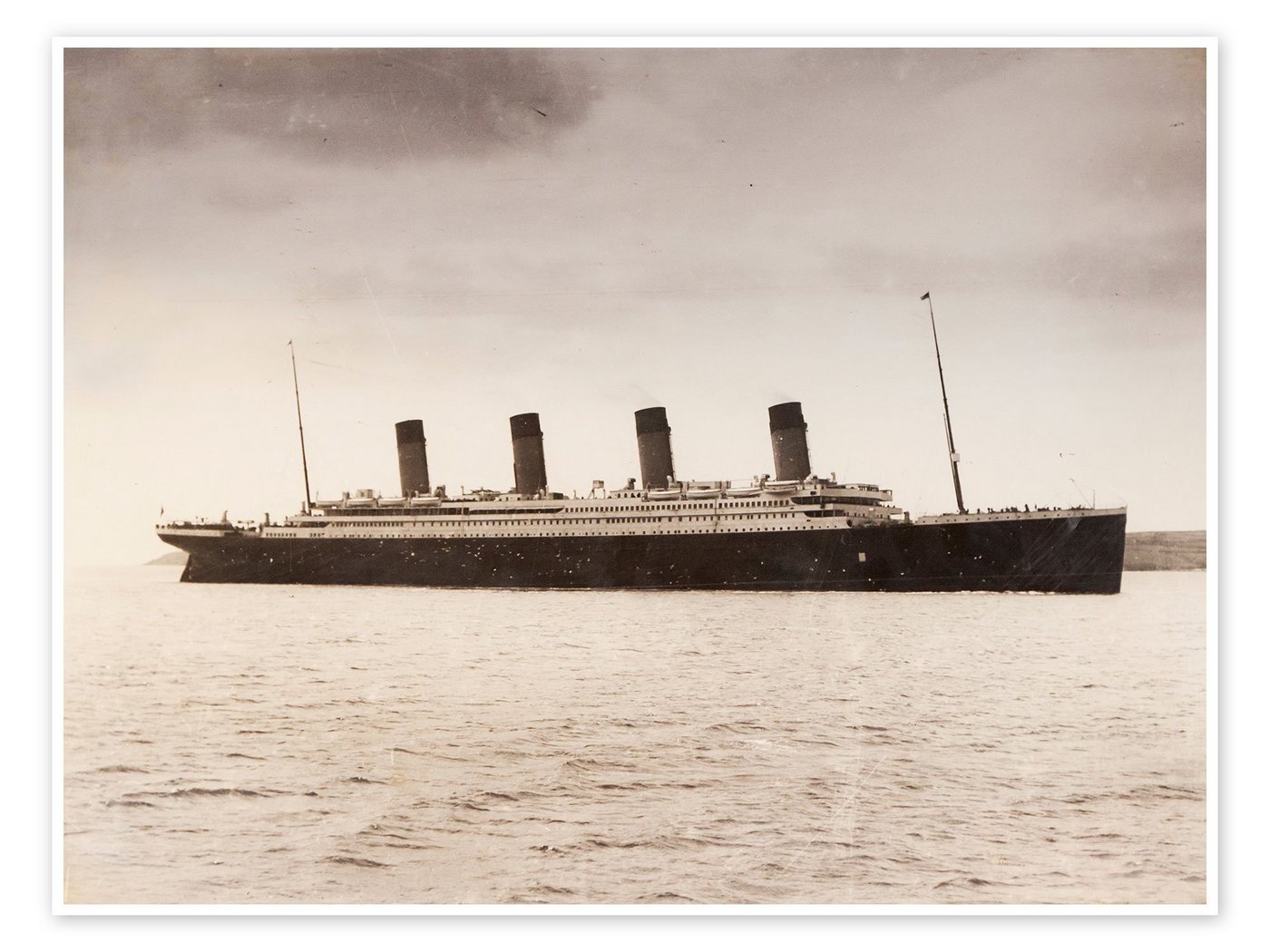Posterlounge Poster Ken Welsh, RMS Titanic, Badezimmer Maritim Fotografie von Posterlounge
