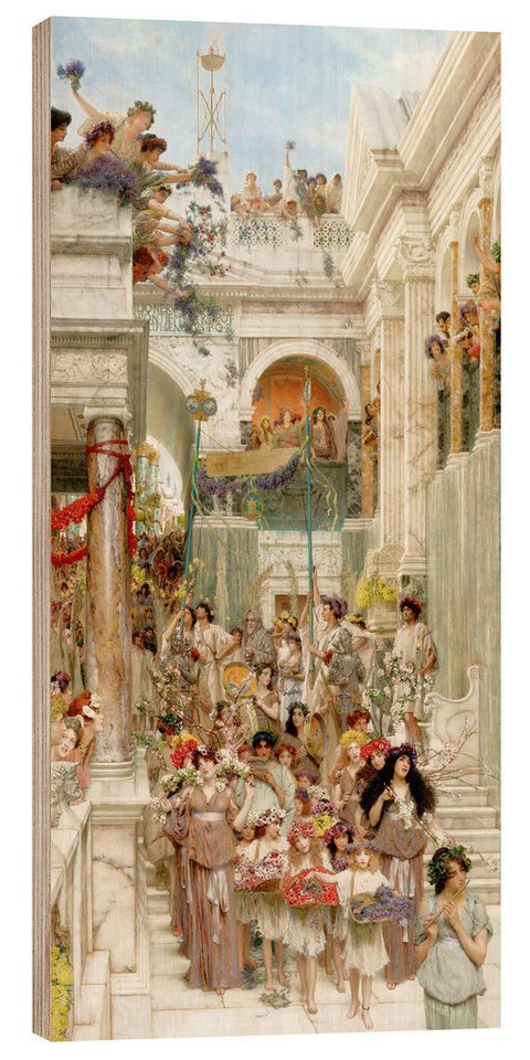 Posterlounge Wandbild Frühling, Lawrence Alma-Tadema, erhältlich als Poster, Leinwandbild, Wandsticker oder Acrylglasbild Posterlounge Wandbild Frühling, Lawrence Alma-Tadema, erhältlich als Poster, Leinwandbild, Wandsticker oder Acrylglasbild von Posterlounge