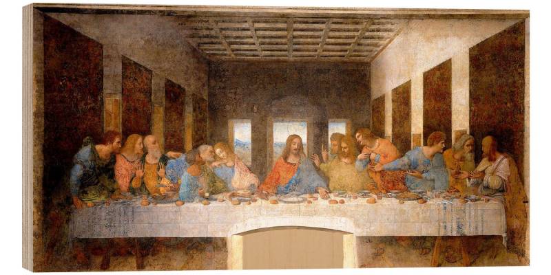 Posterlounge Wandbild Das Abendmahl, Leonardo da Vinci, erhältlich als Poster, Leinwandbild, Wandsticker oder Acrylglasbild Posterlounge Wandbild Das Abendmahl, Leonardo da Vinci, erhältlich als Poster, Leinwandbild, Wandsticker oder Acrylglasbild von Posterlounge