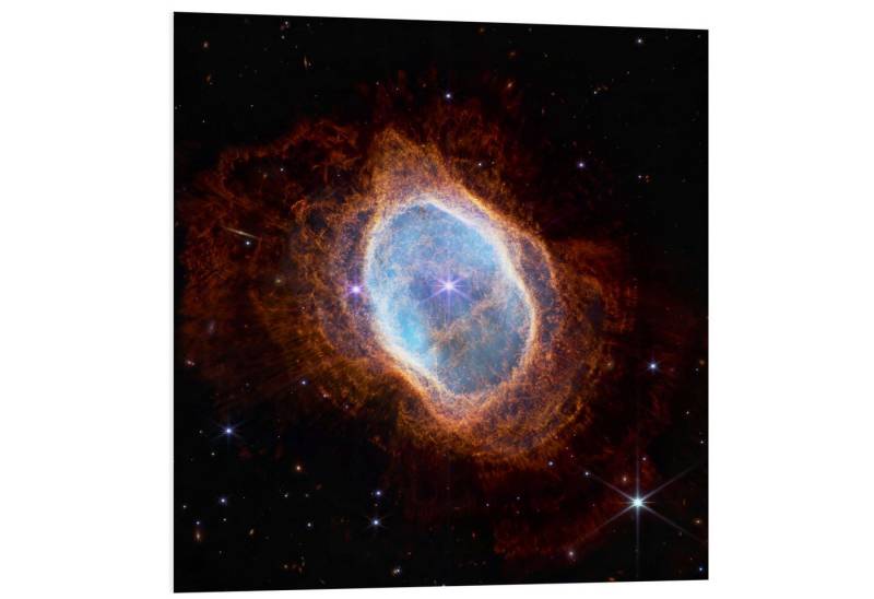 Posterlounge Wandbild James Webb - Southern Ring Nebula, NASA, erhältlich als Poster, Leinwandbild, Wandsticker oder Acrylglasbild von Posterlounge
