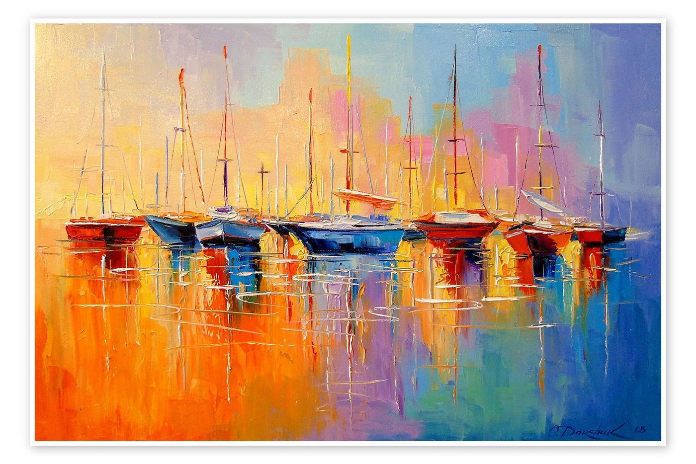 Posterlounge Poster Olha Darchuk, Boote, Badezimmer Maritim Malerei Posterlounge Poster Olha Darchuk, Boote, Badezimmer Maritim Malerei von Posterlounge