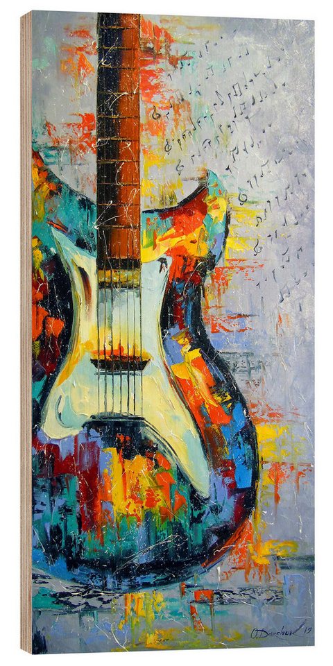 Posterlounge Wandbild Gitarre, Olha Darchuk, erhältlich als Poster, Leinwandbild, Wandsticker oder Acrylglasbild Posterlounge Wandbild Gitarre, Olha Darchuk, erhältlich als Poster, Leinwandbild, Wandsticker oder Acrylglasbild von Posterlounge