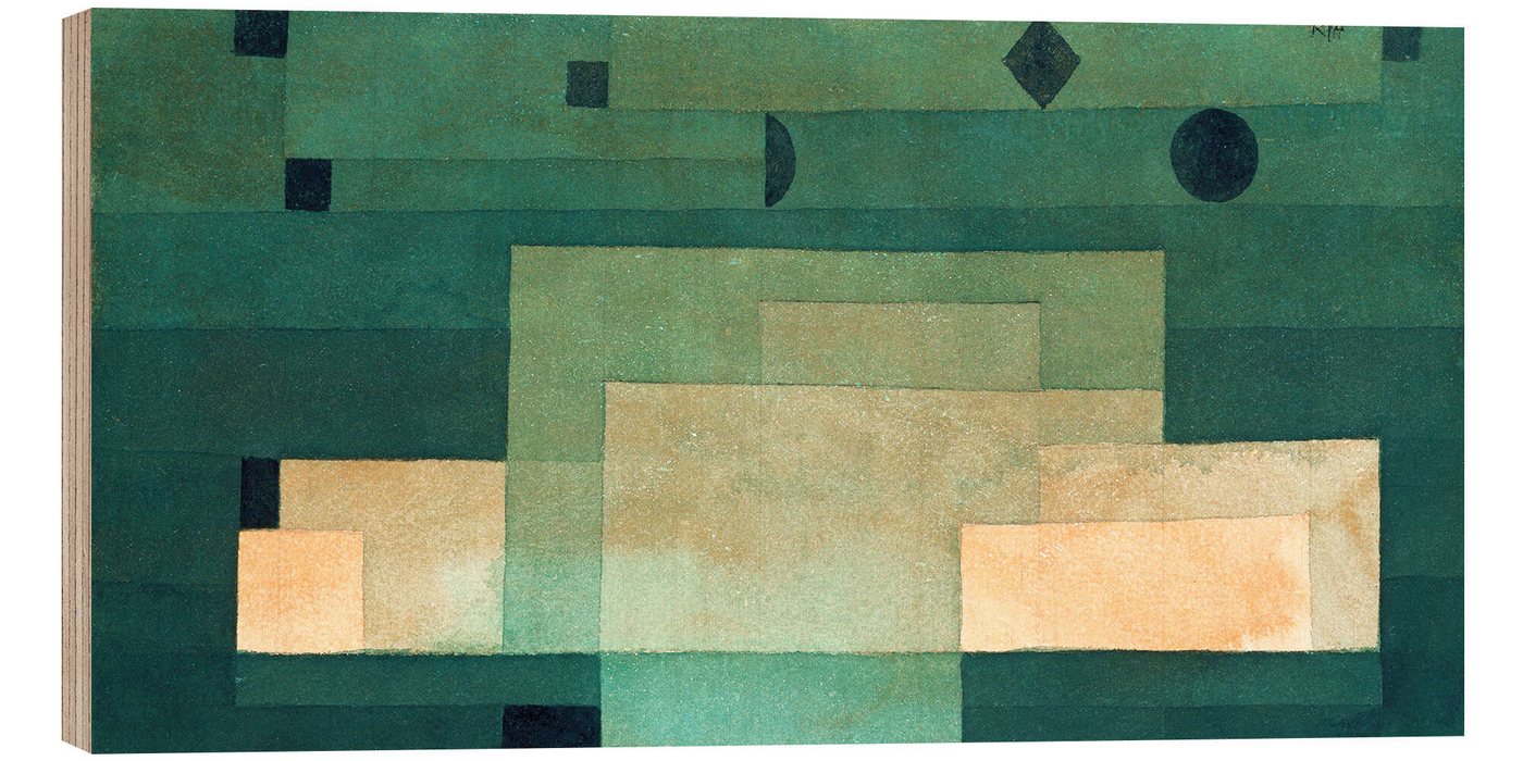 Posterlounge Wandbild Firmament über dem Tempel, Paul Klee, erhältlich als Poster, Leinwandbild, Wandsticker oder Acrylglasbild Posterlounge Wandbild Firmament über dem Tempel, Paul Klee, erhältlich als Poster, Leinwandbild, Wandsticker oder Acrylglasbild von Posterlounge