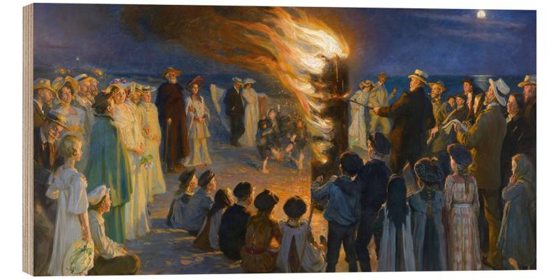 Posterlounge Wandbild Mittsommerfeuer am Strand von Skagen, Peder Severin Krøyer, erhältlich als Poster, Leinwandbild, Wandsticker oder Acrylglasbild Posterlounge Wandbild Mittsommerfeuer am Strand von Skagen, Peder Severin Krøyer, erhältlich als Poster, Leinwandbild, Wandsticker oder Acrylglasbild von Posterlounge