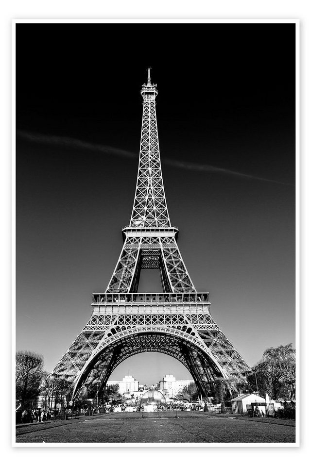 Posterlounge Poster Sascha Kilmer, LA TOUR EIFFEL * PARIS, Wohnzimmer Fotografie von Posterlounge