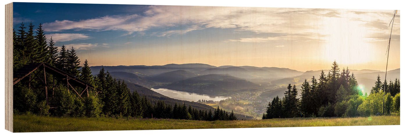 Posterlounge Wandbild Sonnenuntergang am Titisee, Siegfried Heinrich, erhältlich als Poster, Leinwandbild, Wandsticker oder Acrylglasbild Posterlounge Wandbild Sonnenuntergang am Titisee, Siegfried Heinrich, erhältlich als Poster, Leinwandbild, Wandsticker oder Acrylglasbild von Posterlounge