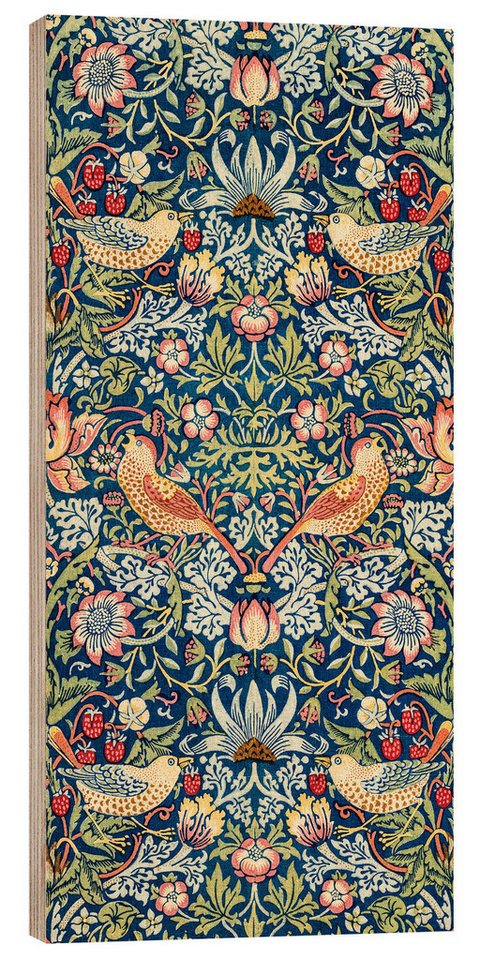 Posterlounge Wandbild Strawberry Thief Textile Pattern, William Morris, erhältlich als Poster, Leinwandbild, Wandsticker oder Acrylglasbild Posterlounge Wandbild Strawberry Thief Textile Pattern, William Morris, erhältlich als Poster, Leinwandbild, Wandsticker oder Acrylglasbild von Posterlounge