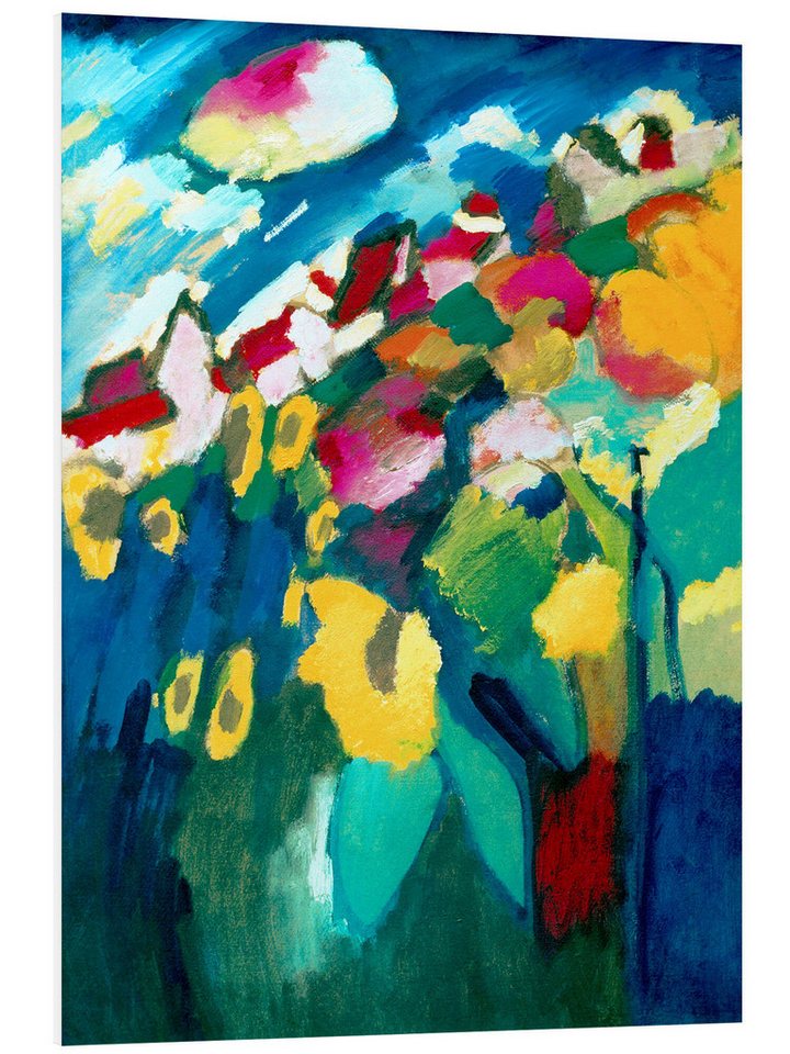 Posterlounge Wandbild Murnau - Der Garten II, Wassily Kandinsky, erhältlich als Poster, Leinwandbild, Wandsticker oder Acrylglasbild Posterlounge Wandbild Murnau - Der Garten II, Wassily Kandinsky, erhältlich als Poster, Leinwandbild, Wandsticker oder Acrylglasbild von Posterlounge