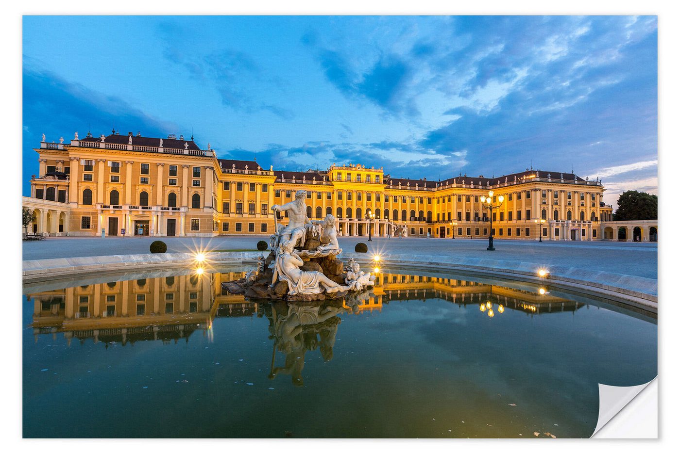 Posterlounge Wandfolie Editors Choice, Schloss Schönbrunn, Wien, Fotografie von Posterlounge