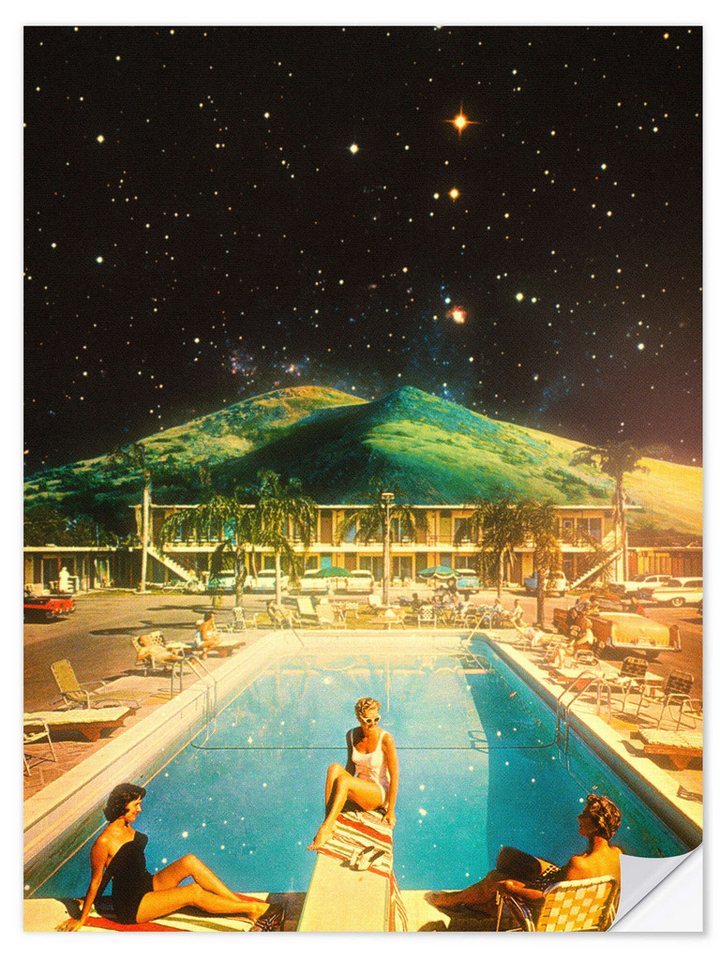 Posterlounge Wandfolie Taudalpoi, Space Pool, Fotografie von Posterlounge