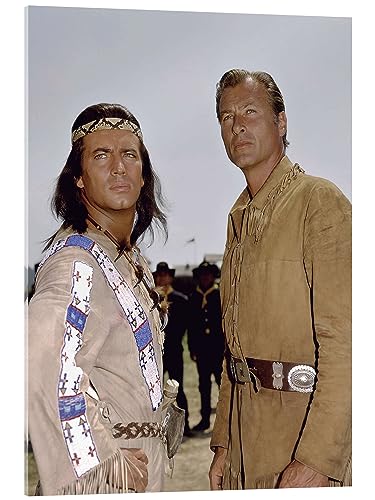 Posterlounge Winnetou - 2. Teil, 1964 Acrylglasbild Wandbilder für jeden Raum 50 x 70 cm Filme Wanddeko von Posterlounge