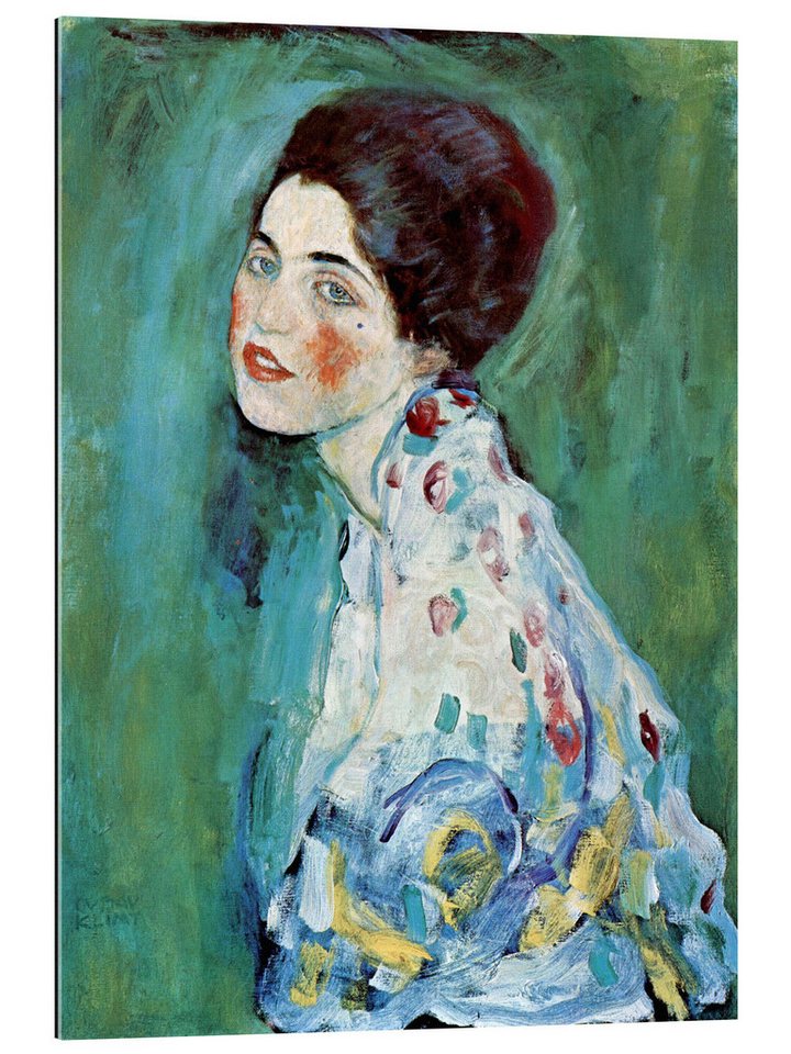 Posterlounge XXL-Wandbild Gustav Klimt, Porträt einer Dame, Wohnzimmer Malerei von Posterlounge