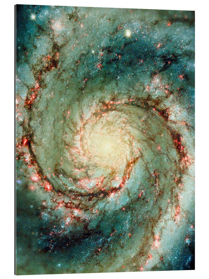 Posterlounge XXL-Wandbild NASA, M51 Whirlpool-Galaxie, Fotografie von Posterlounge
