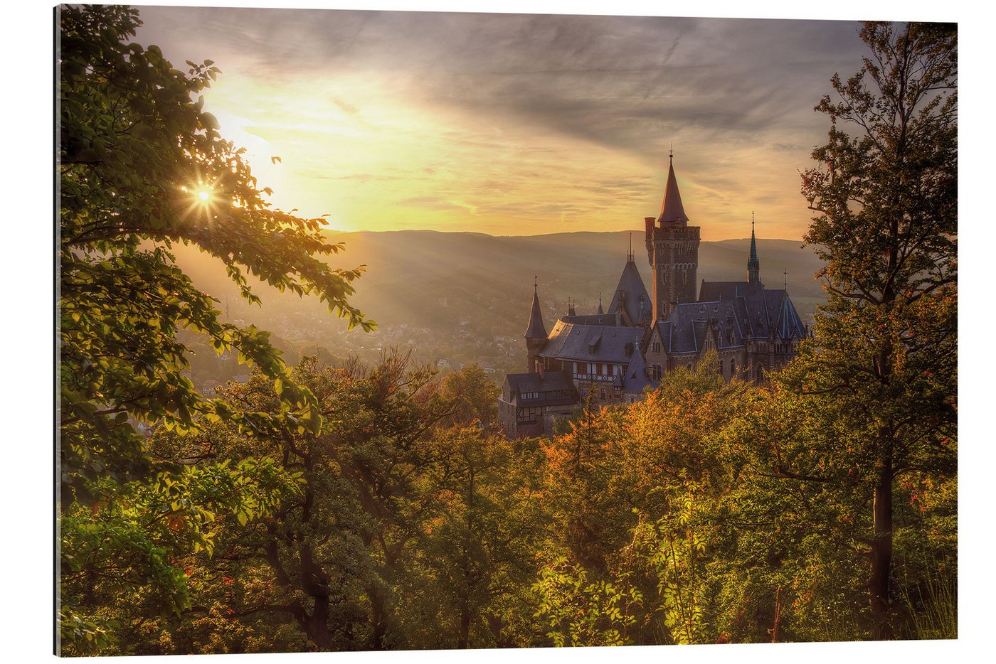 Posterlounge XXL-Wandbild Steffen Gierok, Schloss Wernigerode, Fotografie von Posterlounge