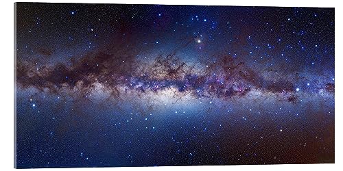 Posterlounge Zentrum der Milchstraße Acrylglasbild von Alan Dyer 100 x 50 cm Weltraum Wanddeko von Posterlounge