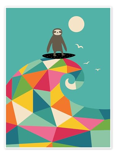 Surf Up Poster von Andy Westface Wandbilder für jeden Raum 60 x 80 cm Bunt Landschaften Wanddeko von Posterlounge
