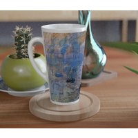 Claude Monet Latte Kaffeetasse, Impression Sunrise Große Teetasse, 16 Oz Trendiger Arbeitsplatz | 16Oz 16Oz von PostersArtFinds