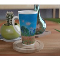 Claude Monet Latte Kaffeetasse, Mohnfeld Große Teetasse, 16 Oz Trendy Workspace | 16Oz 16Oz von PostersArtFinds