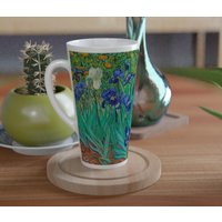 Van Gogh Große Kaffeetassen, Irises 16 Oz Teetasse, Latte Tasse, Arbeit Von Zu Hause | 16Oz von PostersArtFinds