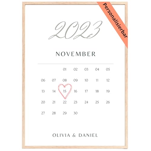 Posthetic Personalisierter Paar Poster Bilder Personalisierte Poster, Perfekt als Partner Geschenke Hochzeitsgeschenke für Brautpaar Jahrestag Geschenk für Ihn & Sie Geschenk Hochzeit (Kalender Liebe) Posthetic Personalisierter Paar Poster Bilder Personalisierte Poster, Perfekt als Partner Geschenke Hochzeitsgeschenke für Brautpaar Jahrestag Geschenk für Ihn & Sie Geschenk Hochzeit (Kalender Liebe) von Posthetic