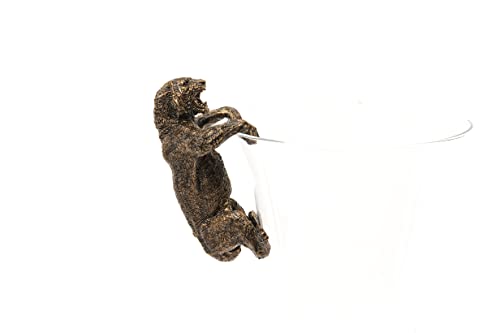 Pot Buddies Handgefertigte Tigerfigur Pflanztopf Aufhänger - Dekorative hängende Gartendekoration - Blumenübertopf Figur von Pot Buddies