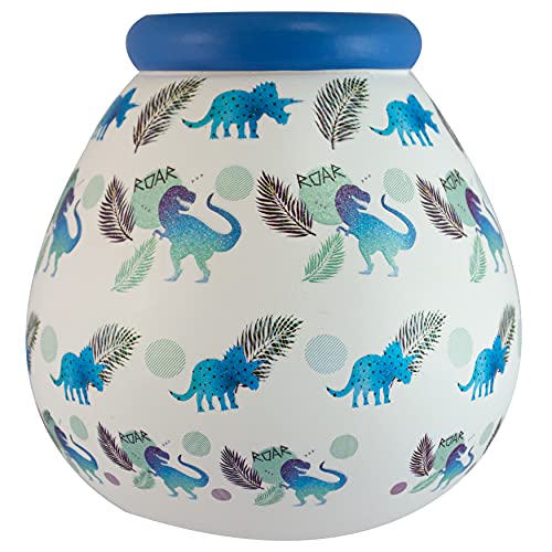 Pot of Dreams Handbemalte Dinosaurier-Spardose für Kinder, handgefertigt, umweltfreundlich, recycelbar, perfektes dekoratives Geschenk für neues Spielzeug und Videospiele, Einheitsgröße Pot of Dreams Handbemalte Dinosaurier-Spardose für Kinder, handgefertigt, umweltfreundlich, recycelbar, perfektes dekoratives Geschenk für neues Spielzeug und Videospiele, Einheitsgröße von Pot Of Dreams