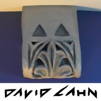 Mittelalterliche Burg Corbel | Hängende Skulptur Oder Buchstütze Bodenstück 14, 75"X 16, 25" X 1, 75" Acryl Auf Polymer Clay Über Kupfer von PotentAssemblage