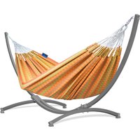 Potenza Hängematte Mit Gestell Für 2 Personen I Morena - 100% Baumwolle Doppelhängematte 230x160 cm, 220Kg Hängemattengestell Potenza Hängematte Mit Gestell Für 2 Personen I Morena - 100% Baumwolle Doppelhängematte 230x160 cm, 220Kg Hängemattengestell von PotenzaDE