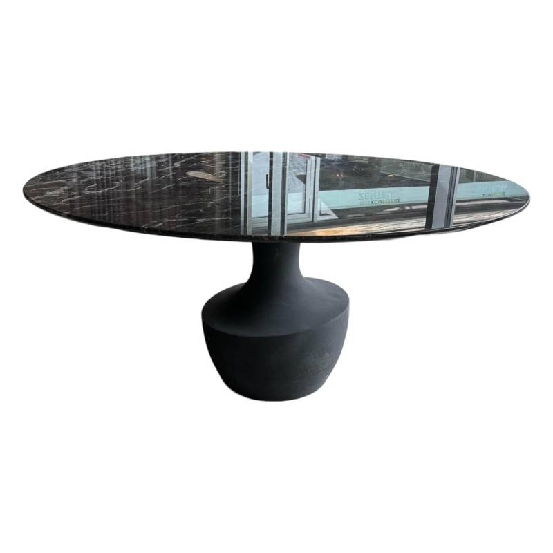 Esstisch Anfora 879/T Marmor Grigio Carnico Grau Gestell Harz von Potocco