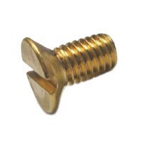 200 Messing Senkkopfschrauben DIN 963 blank M2,5x5 von Potsdamer Schrauben