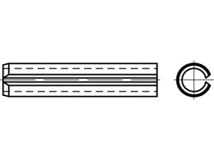 DIN 1481/ISO 8752 Spannstifte, schwere Ausführung Federstahl 20 x 200 S 10 Stk von Potsdamer Schrauben