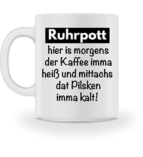 Pottbengel Ruhrpott - Kaffee imma heiß - Tasse lustig Spruch Pottbengel Ruhrpott - Kaffee imma heiß - Tasse lustig Spruch von Pottbengel