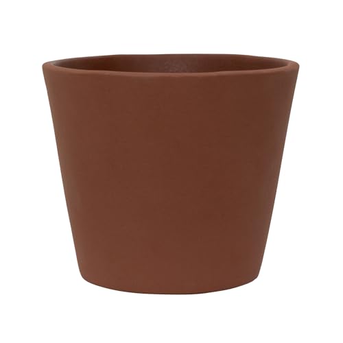 Pottery Pots Plant Pot Inez XS, Pecan Brown | Ø: 11 x H: 10 von Pottery Pots