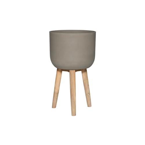 Pottery Pots Plant Pot Logan S, Clouded Grey | Ø: 36 x H: 62,5 von Pottery Pots