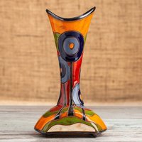 Einzigartige Keramikvase, Keramik Und Blumenvase, Schlanke Flaschenvase, Wohnkultur, Moderne Vase, Handgefertigte Keramikvase von PotteryPapas