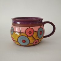 Handgemachte Steinzeug Tasse, Keramik Handgemacht, Becher, Kaffeetasse, Tee Ton Mup, Kaffeetasse von PotteryPapas