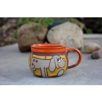 Keramik Becher, Espressotasse Aus Keramik, Handgemachte Kaffeetasse, Kaffeeliebhaber Tasse, Steinzeug Hunde Haustier Accessoires, Teetasse von PotteryPapas