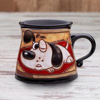 Keramik Becher, Hundebecher, Lustige Kindertasse, Becher Keramik, Einzigartige Kaffeebecher, Kinderbecher von PotteryPapas