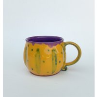 Keramik Kaffeebecher, Keramikbecher Rad Geworfen, Irdenen Becher, Einzigartige Tasse, Teebecher, Handgemachte Tasse von PotteryPapas