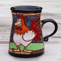 Keramikbecher Handgemacht, Tierbecher, Keramikbecher, Kaffeebecher, Handgemachter Becher, Einzigartige Lustige Becher von PotteryPapas