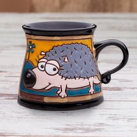 Kinderbecher, Handgemachte Becher Keramik, Tierbecher, Tasse Für Weihnachten, Keramik-Kaffeebecher, Kaffeetasse, Keramikbecher, Espressotasse von PotteryPapas