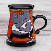 Nilpferd Becher, Kaffeetasse, Tierbecher, Keramik Lustige Tasse, Handgemachte Geschenk Tasse, Kindertasse von PotteryPapas