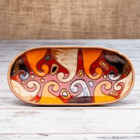 Obstschale, Dekorative Schale, Servier Teller, Tisch Dekor Weihnachtsgeschenk Mama, Handgemachte Keramik Moderne Platte, Schale Obst von PotteryPapas