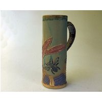 Handgemachte Bumblebee-Keramik-Tasse Artisan-steinzeug-Kaffeetasse von PotterybyHelene