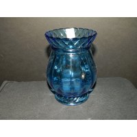 Fenton Dunkelblaue Vase von PotteryglassII